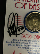 Load image into Gallery viewer, Rob Ducey Signed MLB Player Sealed Coin Autographed Canadian Spirit of Baseball

