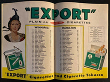 Load image into Gallery viewer, 1962 Vintage Football Program Fog Bowl Hamilton Tiger Cats Winnipeg Blue Bombers
