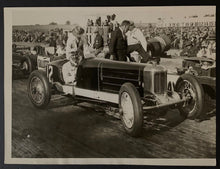 Load image into Gallery viewer, 1926 Type 1 Champion Race Car Leon Duray B&amp;W Photo Auto Racing Vintage LOA
