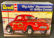 Revell Big John Mazmanian '41 Willys Gasser 1:25 Scale Model Car Kit Sealed Box