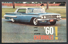 Load image into Gallery viewer, 1960 Vintage Chevrolet Car Dealer Sales Catalog Brochure Advertising Automobile
