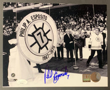 Load image into Gallery viewer, Phil Esposito Autographed NHL Hockey Boston Bruins Photo Signed JSA
