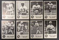 1981 Jogo CFL Football Cards Winnipeg Blue Bombers Team Set of 8 Vintage