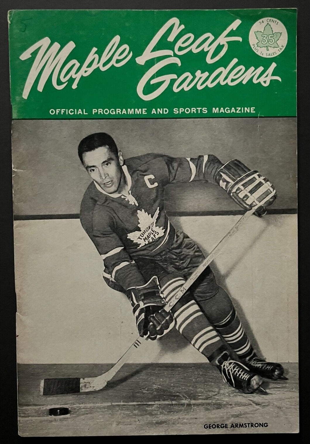 1962 Maple Leaf Gardens Hockey Program Soviet Nationals vs Junior All Star Team