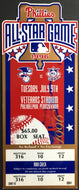 1996 MLB All Star Game Full Ticket Phillies Veterans Stadium Vintage Baseball