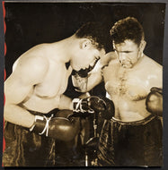 Joe Lewis Sparring Original Type 1 Photograph Vintage Boxing Heavyweight