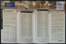 Load image into Gallery viewer, 2004 Centennial Bell Canadian Open Golf Championship Ticket + Program Autographs
