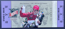 Load image into Gallery viewer, 2003 Indy 500 Full Ticket Indianapolis Motor Speedway Helio Castroneves Racing
