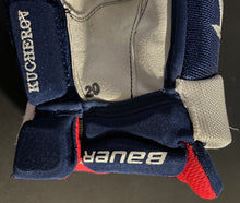 Load image into Gallery viewer, 2022 Nikita Kucherov Game Worn Bauer Hockey Gloves Photo Matched Tampa Bay NHL
