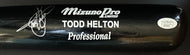 Todd Helton Game Model Signed Autographed Baseball Bat JSA COA Colorado Rockies