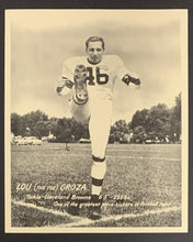 Load image into Gallery viewer, 1949 Cleveland Browns NFL Football Team Issued Photo Player Lou The Toe Groza
