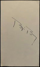 Load image into Gallery viewer, 1987 Signed Swedish Tennis Great Bjorn Borg Autographed Index Card Toronto

