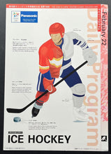Load image into Gallery viewer, Vintage Men's Ice Hockey Gold Medal Game Original Site Program Hasek MVP
