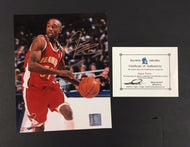 Jason Terry Autographed Photo Signed Picture Atlanta Hawks Blue Devils COA