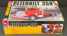Load image into Gallery viewer, Peterbilt 359 Model Kit Construction 1:25 AMT Ertyl 31005 - SEALED Vintage NOS!
