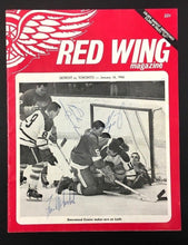 Load image into Gallery viewer, 1966 George Armstrong Authentic Signed Autograph Program JSA  +Mahovlich Imlach
