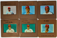St. Louis Cardinals 6 Different 35mm Slides League Issued Vintage MLB