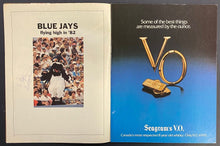 Load image into Gallery viewer, 1982 Toronto Blue Jays Home Opener MLB Program Autographed 21 Signatures Inside
