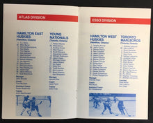 Load image into Gallery viewer, 1986 Esso Challenge Cup Hockey Program NHLers Lineup Scott Stevens Eric Lindros
