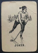Load image into Gallery viewer, Vintage Early 1900s Complete Deck of Cards Historical Hockey Images
