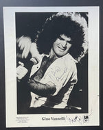 Gino Vannelli + Band Mates Signed A + M Records Photo Autographed Vintage 8x10