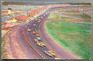 1950's 1st Year 500 Mile Stock Car Race Daytona International Speedway Postcard