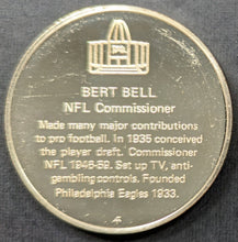 Load image into Gallery viewer, 1972 Bert Bell Pro Football Hall Of Fame Medal Franklin Mint 1 Troy Oz. NFL
