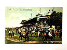 Load image into Gallery viewer, 1900 Deauville Famous French Race Track Postcard Vintage Horse Racing Unused
