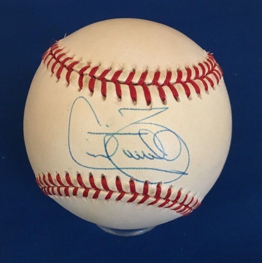 Cecil Fielder Autographed Official American League Rawlings Baseball Cleveland