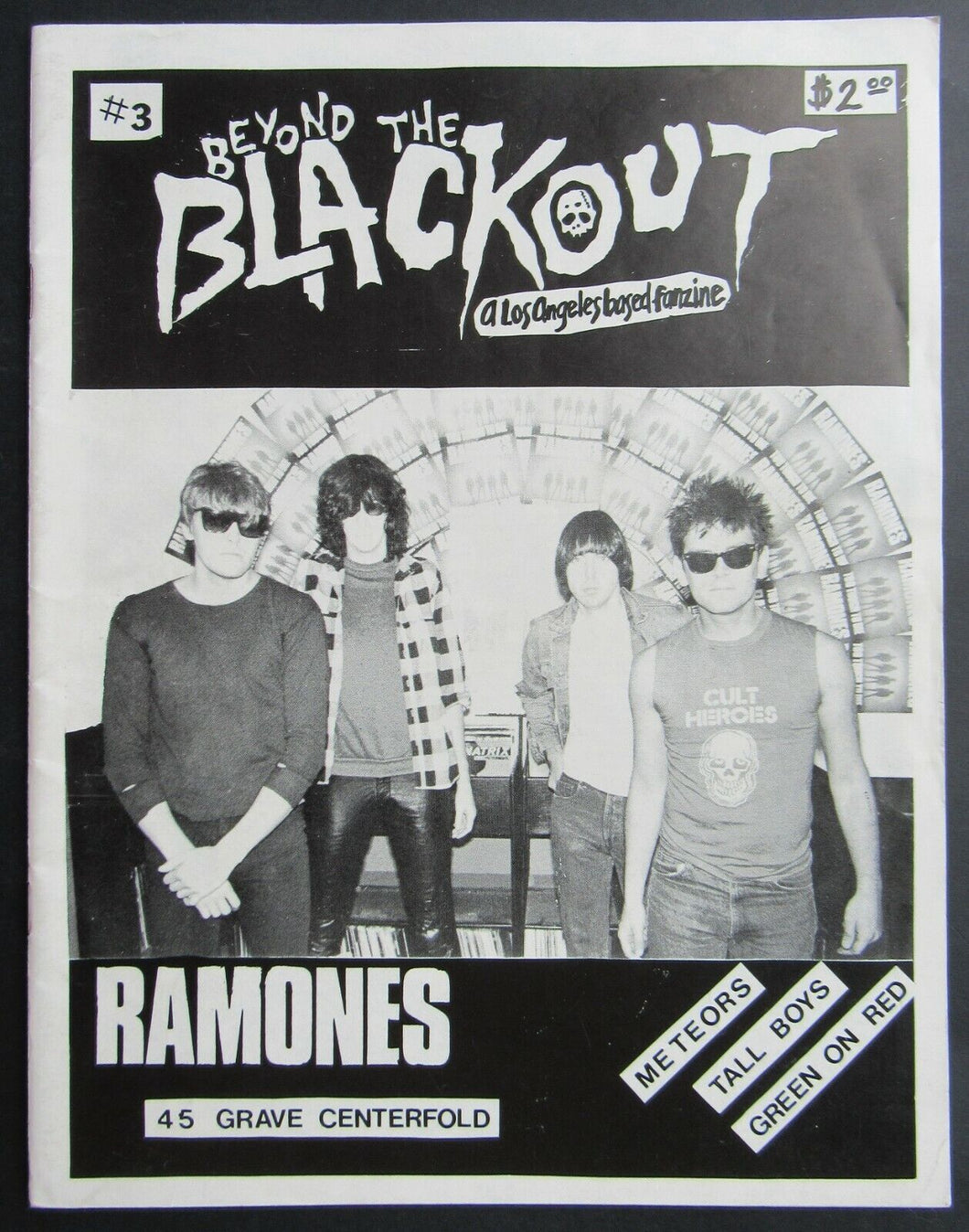 1984 Beyond The Blackout Punk Rock Magazine Issue #3 - Ramones Cover LOA Vintage