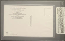 Load image into Gallery viewer, 2017 Bud Selig Autographed HOF MLB Baseball Signed Plaque Postcard CAS Slabbed
