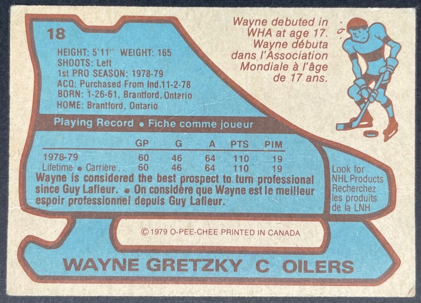 1979 O-Pee-Chee Bobby Hull