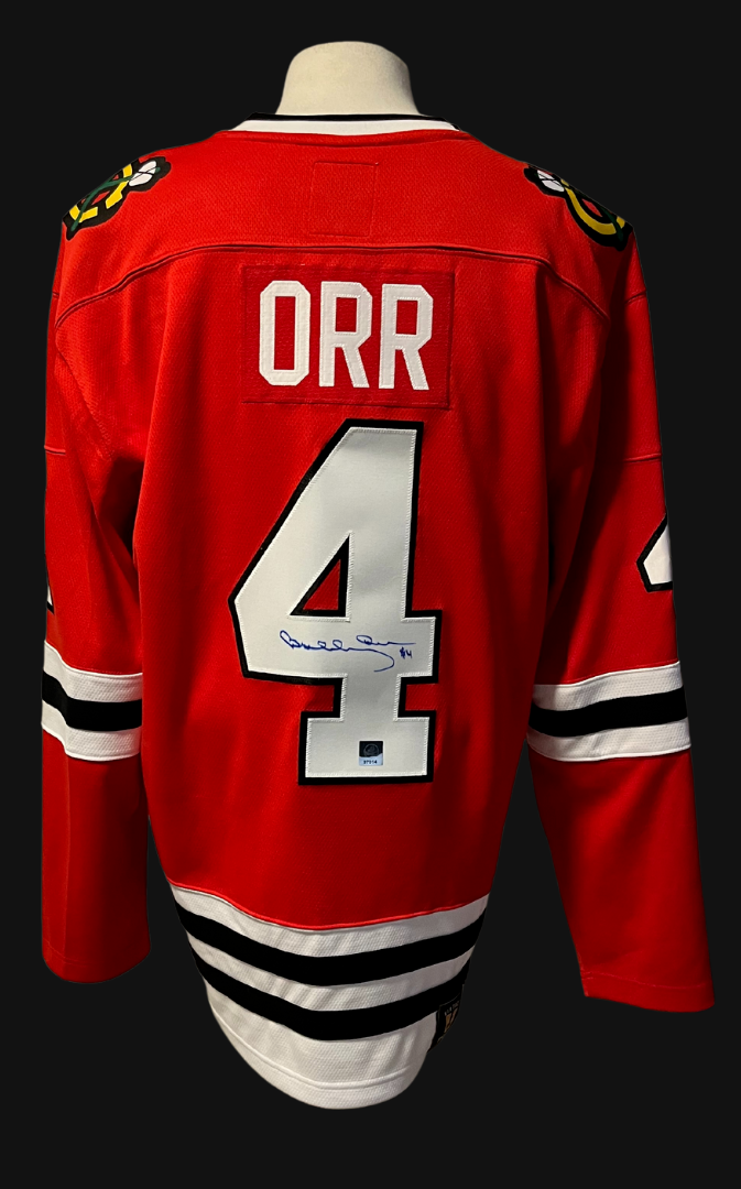 Bobby Orr Autographed Chicago Blackhawks Hockey Jersey Signed Authenticated