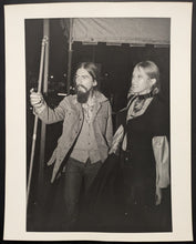 Load image into Gallery viewer, 1972 George Harrison Original Type 1 Photograph The Beatles Rock&amp;Roll Music LOA
