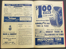 Load image into Gallery viewer, 1953 Maple Leaf Gardens Program Lumley Shutouts Blackhawks George Armstrong NHL
