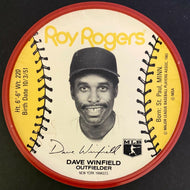 1983 MLB Baseball New York Yankees Roy Rogers Promo Lids Full Set (12) Winfield