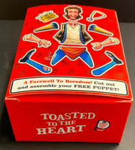 Load image into Gallery viewer, 2000 Vintage RUSH Toasted To The Heart Cereal Box Music General Mills
