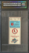 Load image into Gallery viewer, 1987 World Series Minnesota Twins St. Louis Cardinals Game 4 Ticket Stub MLB
