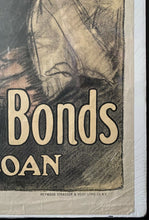 Load image into Gallery viewer, 1917 Original Vintage WWI US Government 3rd Liberty Loans War Propaganda Poster
