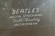Load image into Gallery viewer, 1964 Vintage Beatles Nylon Stockings Nems Brand Vroom And Dreesmann NOS!
