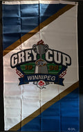 1998 Grey Cup CFL Football Winnipeg Full Size Street Banner Calgary vs Hamilton