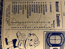 Load image into Gallery viewer, 1948 NHL Hockey Signed MLG Program Maurice Richard Lach Reay Autographed JSA LOA
