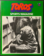 Load image into Gallery viewer, 1973 WHA Hockey Game Program Toronto Toros Houston Aeros Varsity Arena Howe
