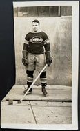 1926 Vintage NHL Hockey Montreal Canadiens Albert Battleship Leduc Photograph