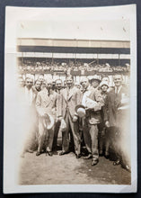 Load image into Gallery viewer, Vintage 1930 Type 1 Photo Baseball Player Honored Old Antique Ballpark Picture
