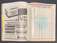Load image into Gallery viewer, 1984 Edmonton Oilers vs Calgary Flames Vintage NHL Hockey Program Gretzky Kurri
