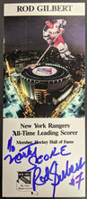 Load image into Gallery viewer, Rod Gilbert Autographed Card NHL New York Rangers Alumni Association Signed
