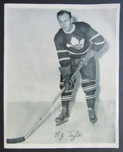 Load image into Gallery viewer, Vintage NHL Toronto Maple Leafs WJ Taylor Quaker Oats Photo Facsimile Signed
