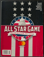 2018 MLB All Star Game Baseball Program Washington Stadium Version Max Scherzer