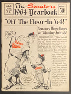 1964 Vintage Original MLB Baseball Washington Senators Official Season Yearbook